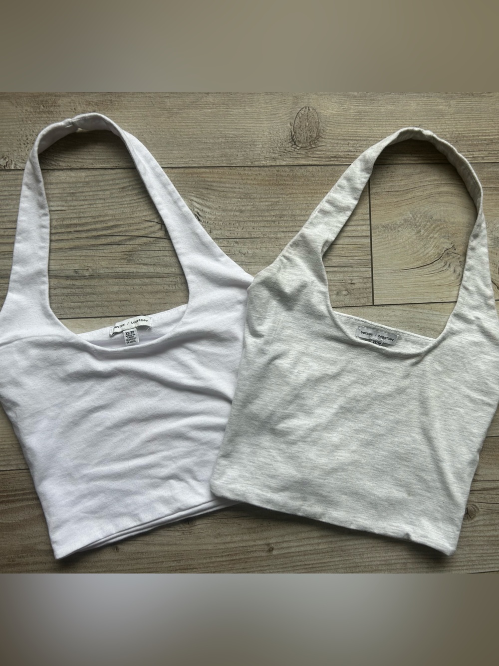 2-Piece Halter Crop Top Bundle XS